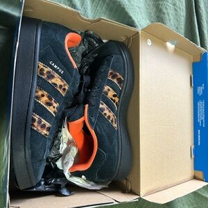 Adidas Black and Red Sneakers